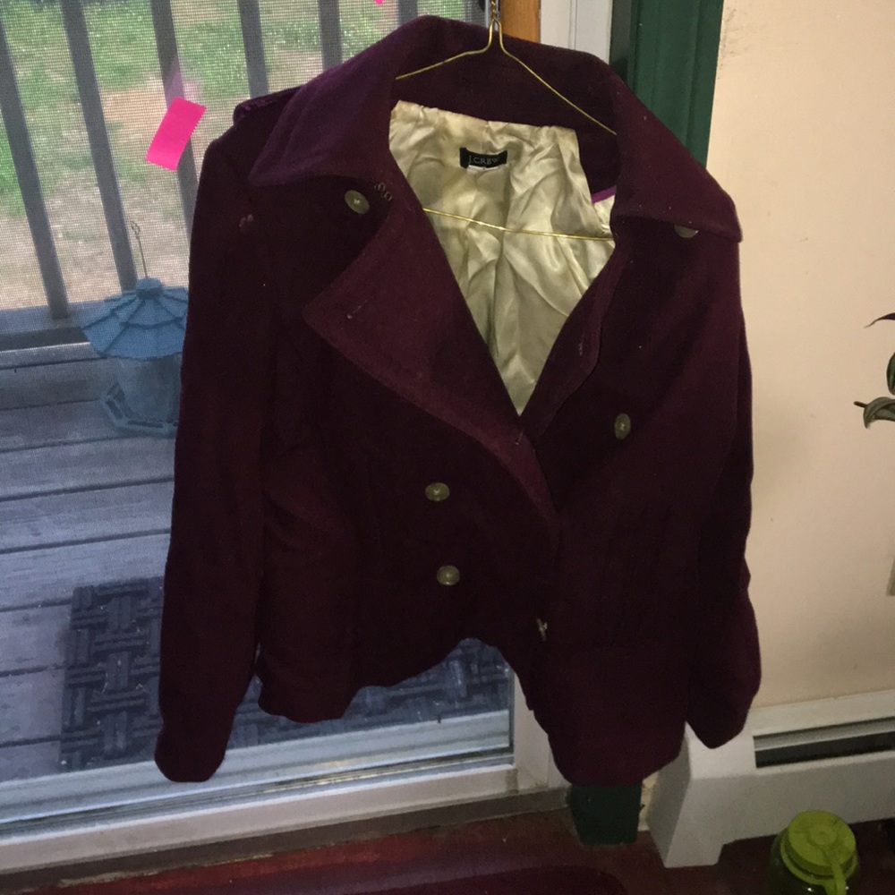 Jcrew peacoat